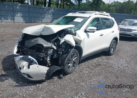 2016 Nissan Rogue Sl z USA, uszkodzony, nr VIN KNMAT2MV0GP729243